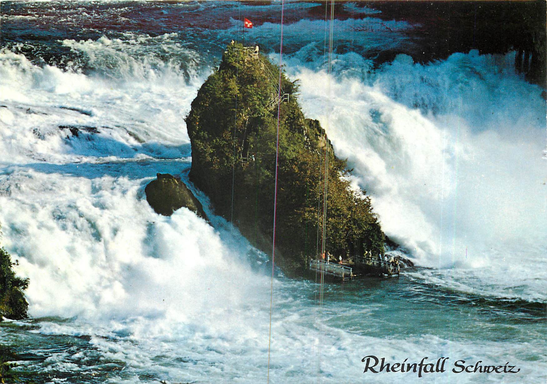CPA Rheinfall Schweiz Rheinfall bei Neuhausen 