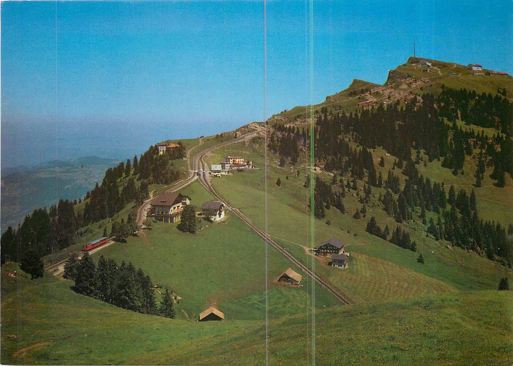 CPA Blick auf Rigi Staffel und Rigi Kulm 