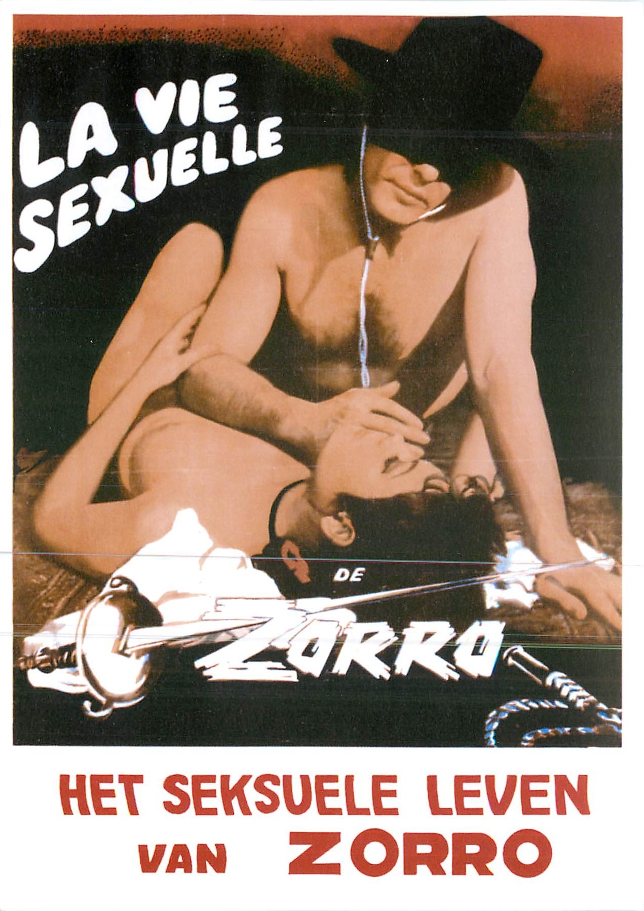 CPA La Vie Sexuelle Het Seksuele Leven Van Zorro 