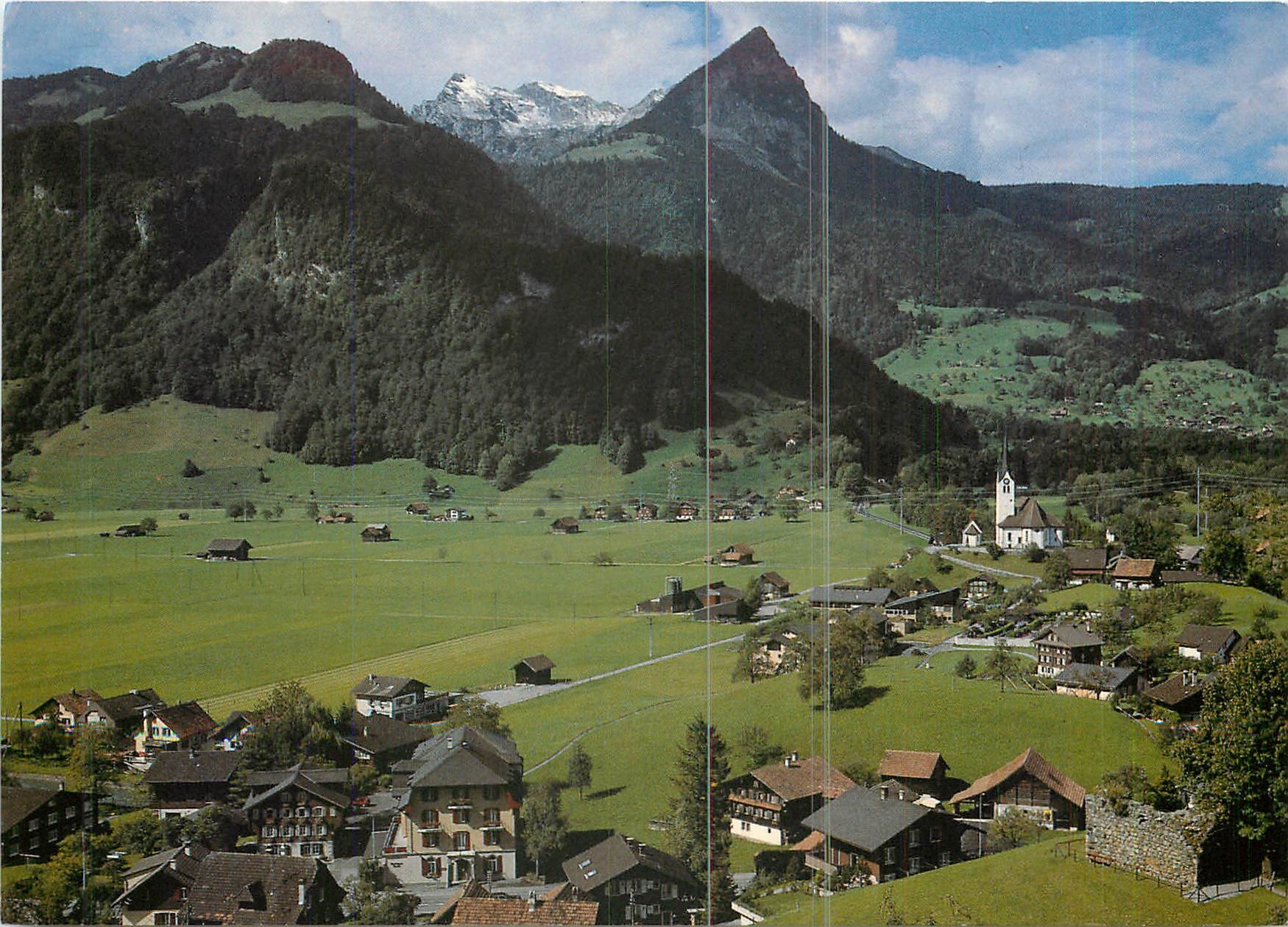 CPM Giswil Zentralschweiz mit Giswilerstock Hotel Krone 