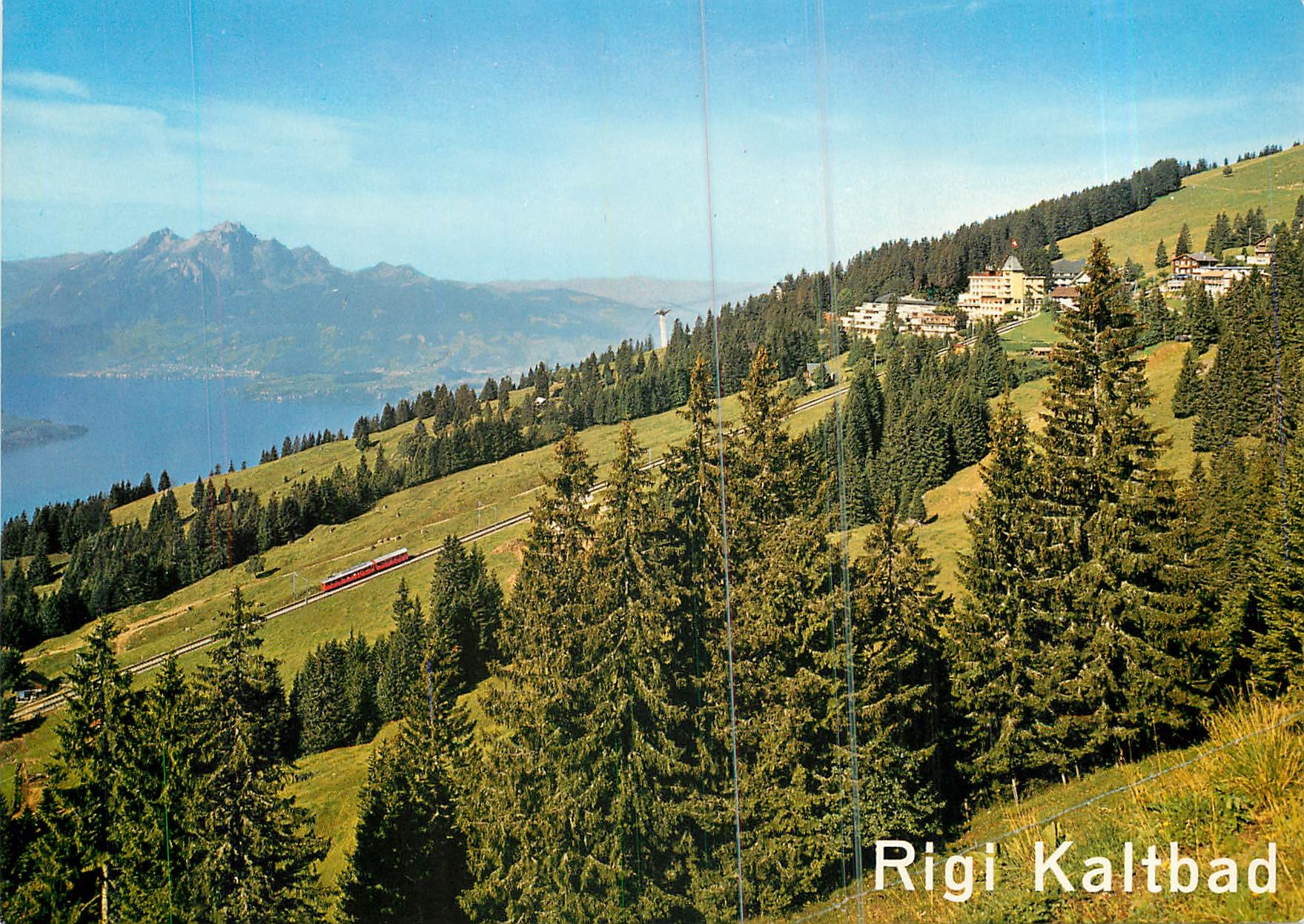 CPM Rigi Kaltbad Train Funiculaire