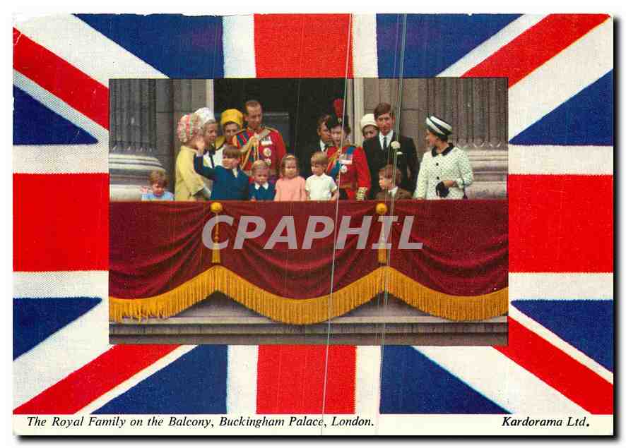 La Famille Royale sur le balcon, Palais de Buckingham, Londres — Kardorama Ltd.