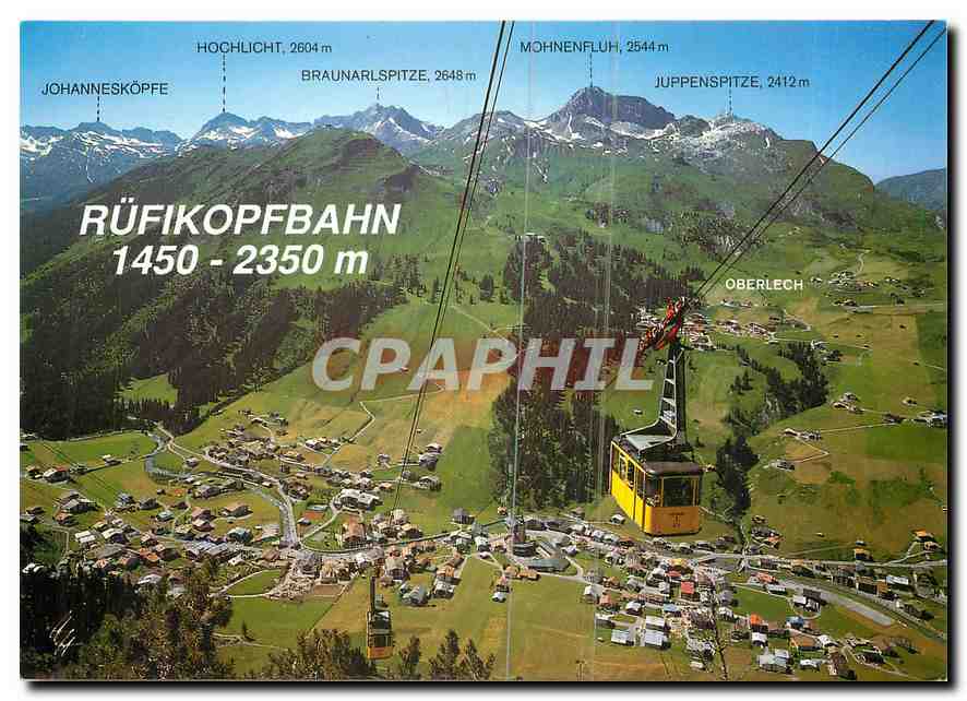 CPM Rufikopfbahn Lech am Arlberg mit Rufikopfbahn Vorarlberg Osterreich 