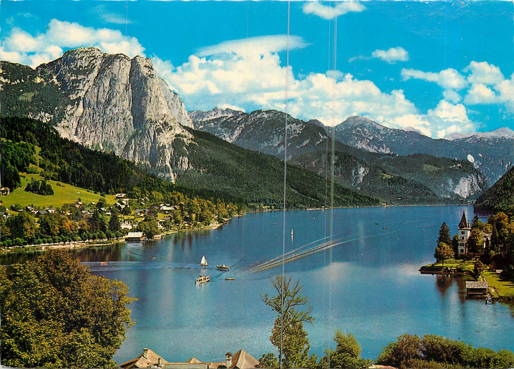 CPM Ausseer Land Grundisee mit Backenstein und Toten Gebirge 