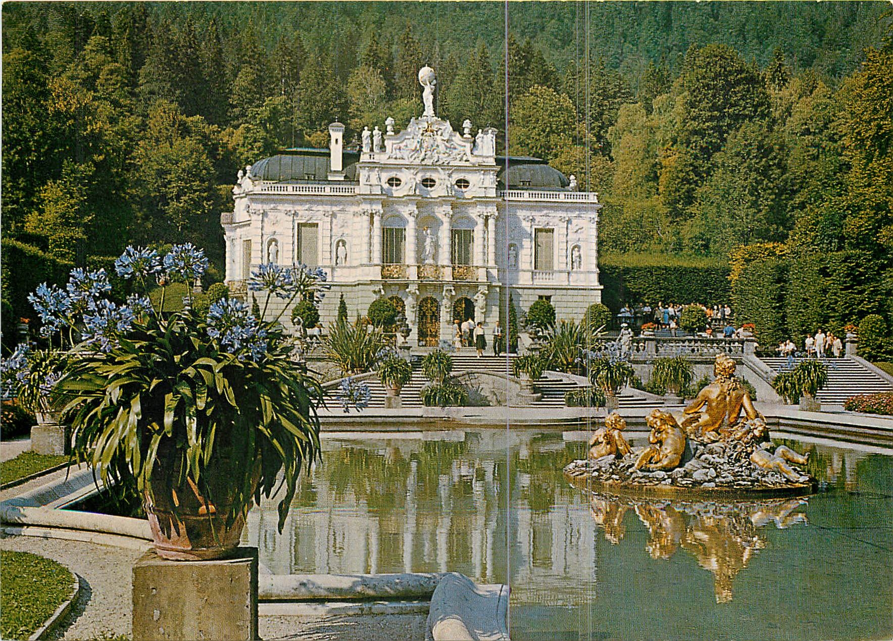 CPA Schloss Linderhof Erbaut 1869 78 von Konig Ludwig II 