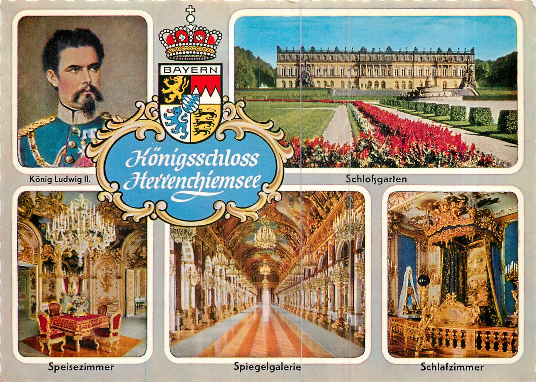 CPA Schkiss Herrienchiemsee des Konigs Ludwig II von Bayern 
