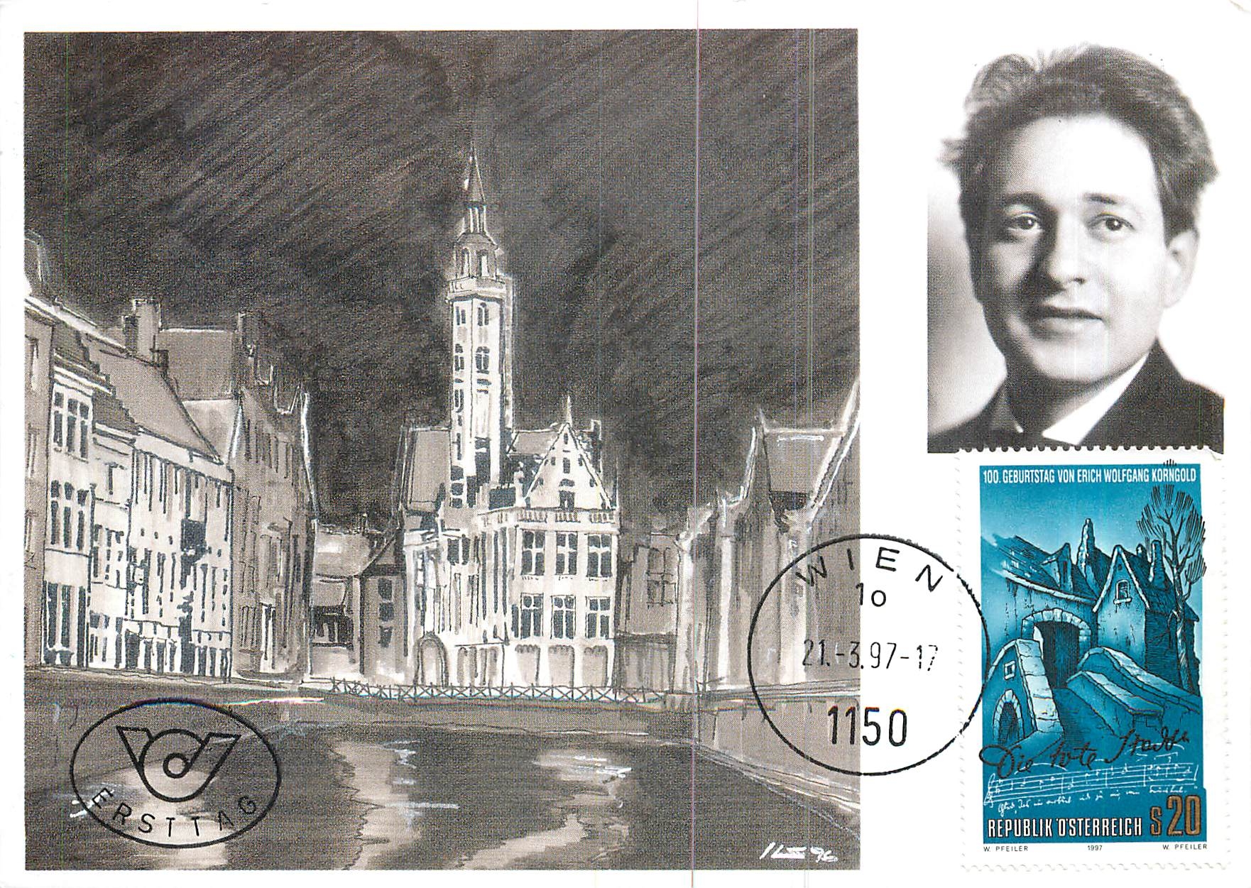 CPA Erich Wolfgang Korngold Komponist 1897 Brunn 1957 Hollywood USA 
