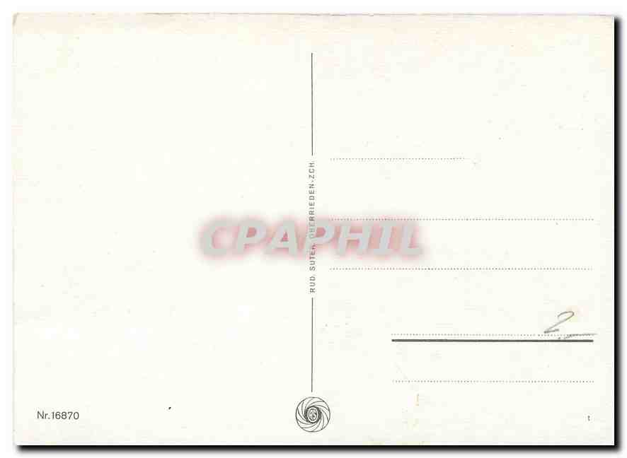 CPA Switzerland Zurich Solothum Matterhorn St Gallen  — Back