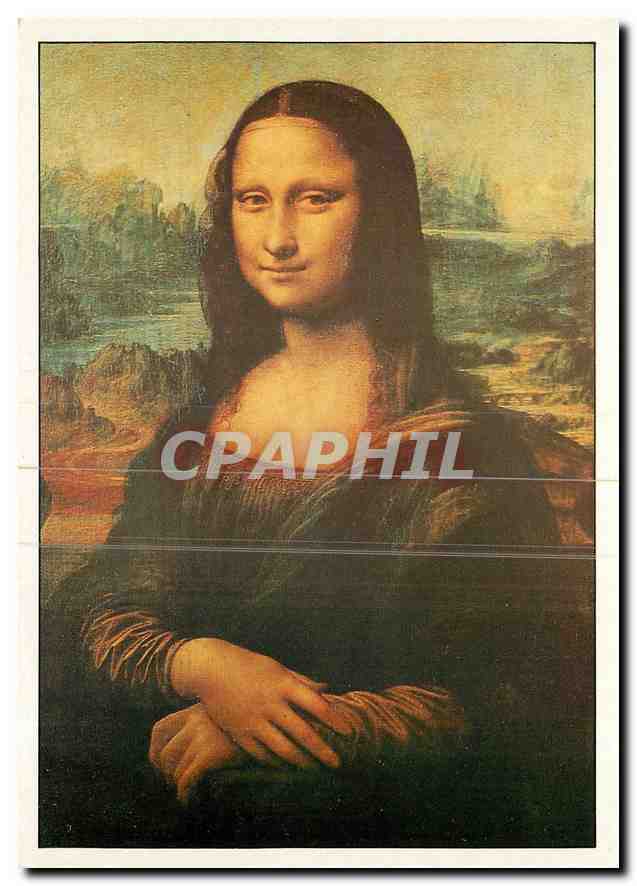 CPA Da Vinci Leonardo Mona Lisa La Gioconda 