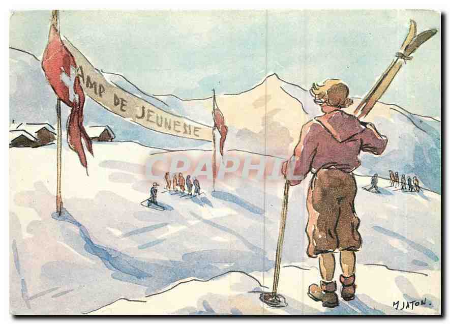 CPA Jupendakstionen de Schwanizerischen Ski Verbandies Ski