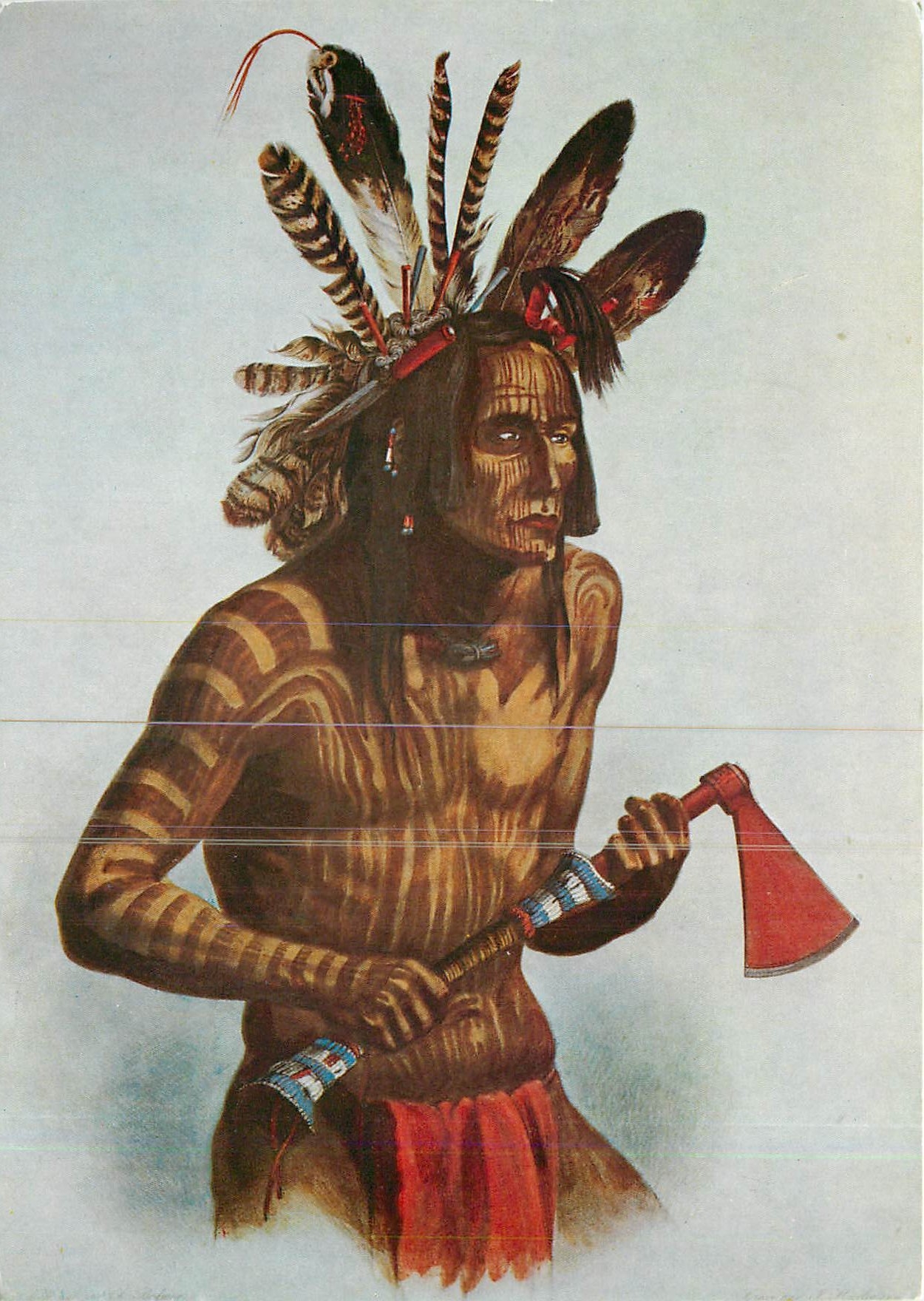 CPA L Hurliman nach Karl Bodmer 1809 1893 Mato Tope Museum of Fine Arts Boston 