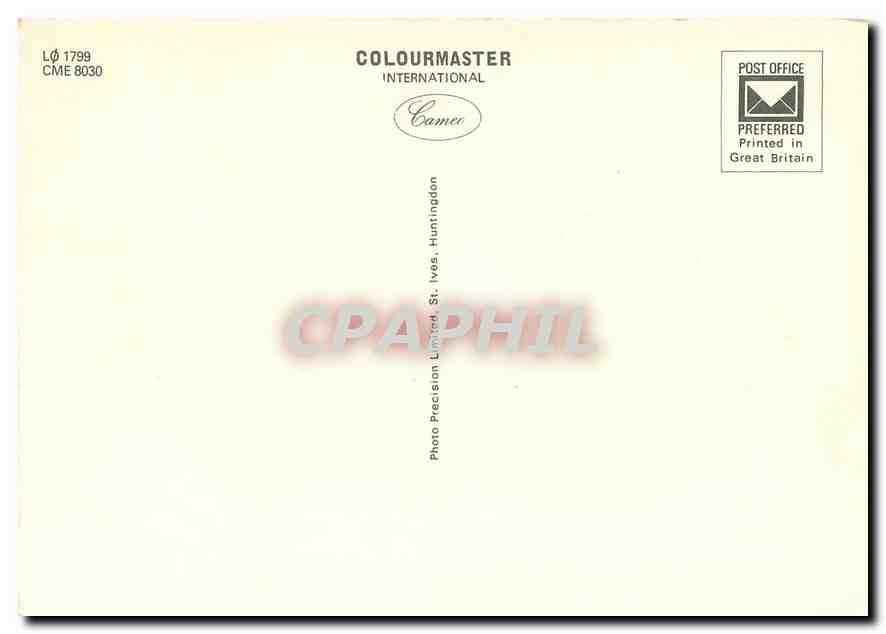 CPM Regent's Park and the Post Office Tower London  — Verso