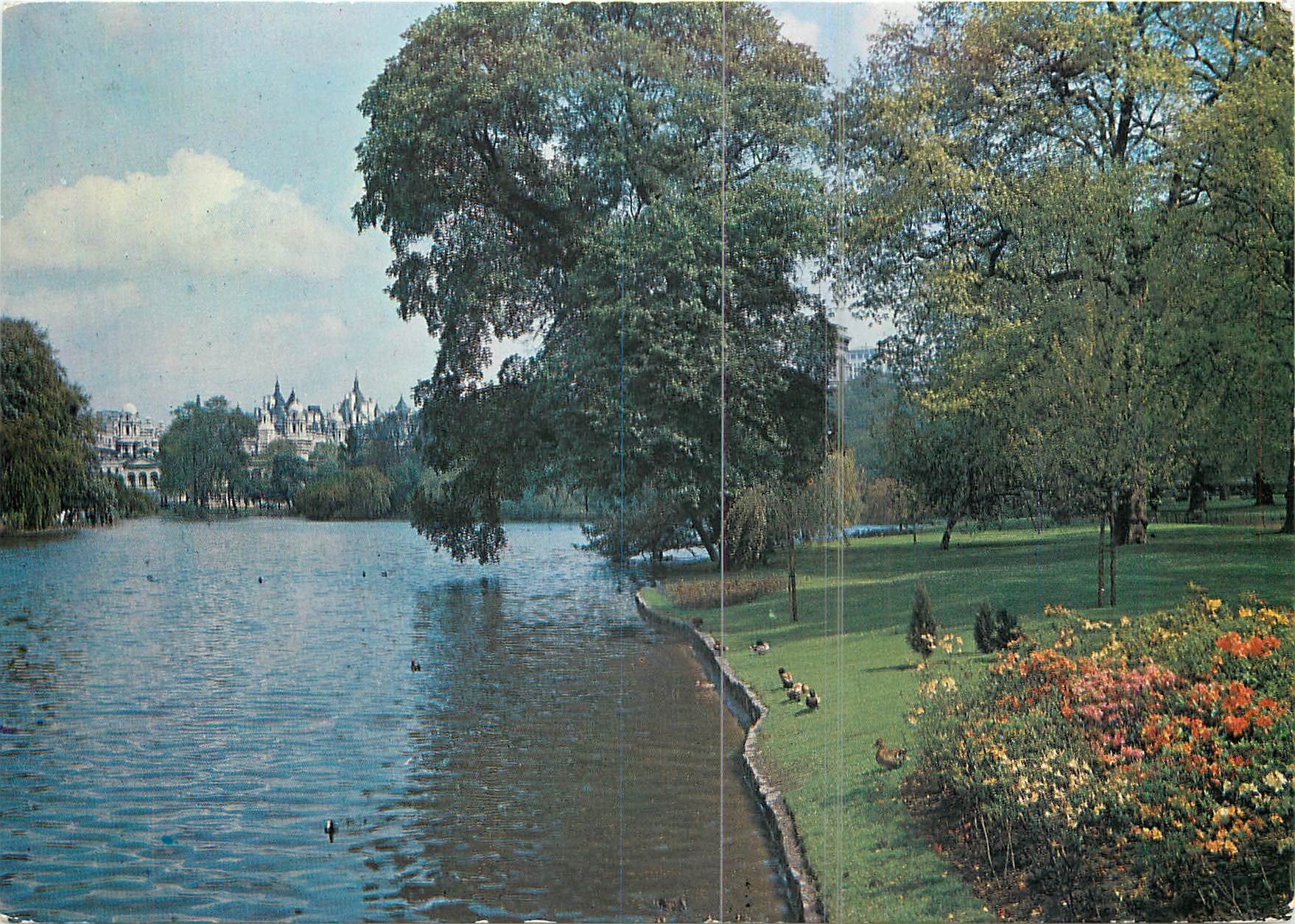 CPM London St James Park is situated on the south side of the Mall and is here seen with the buildin