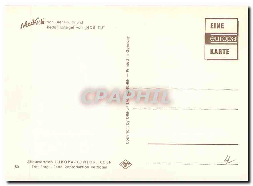 CPM Von Diehl Film und Reduktionsigel von Hor Zu Herisson Ecureuil — Back