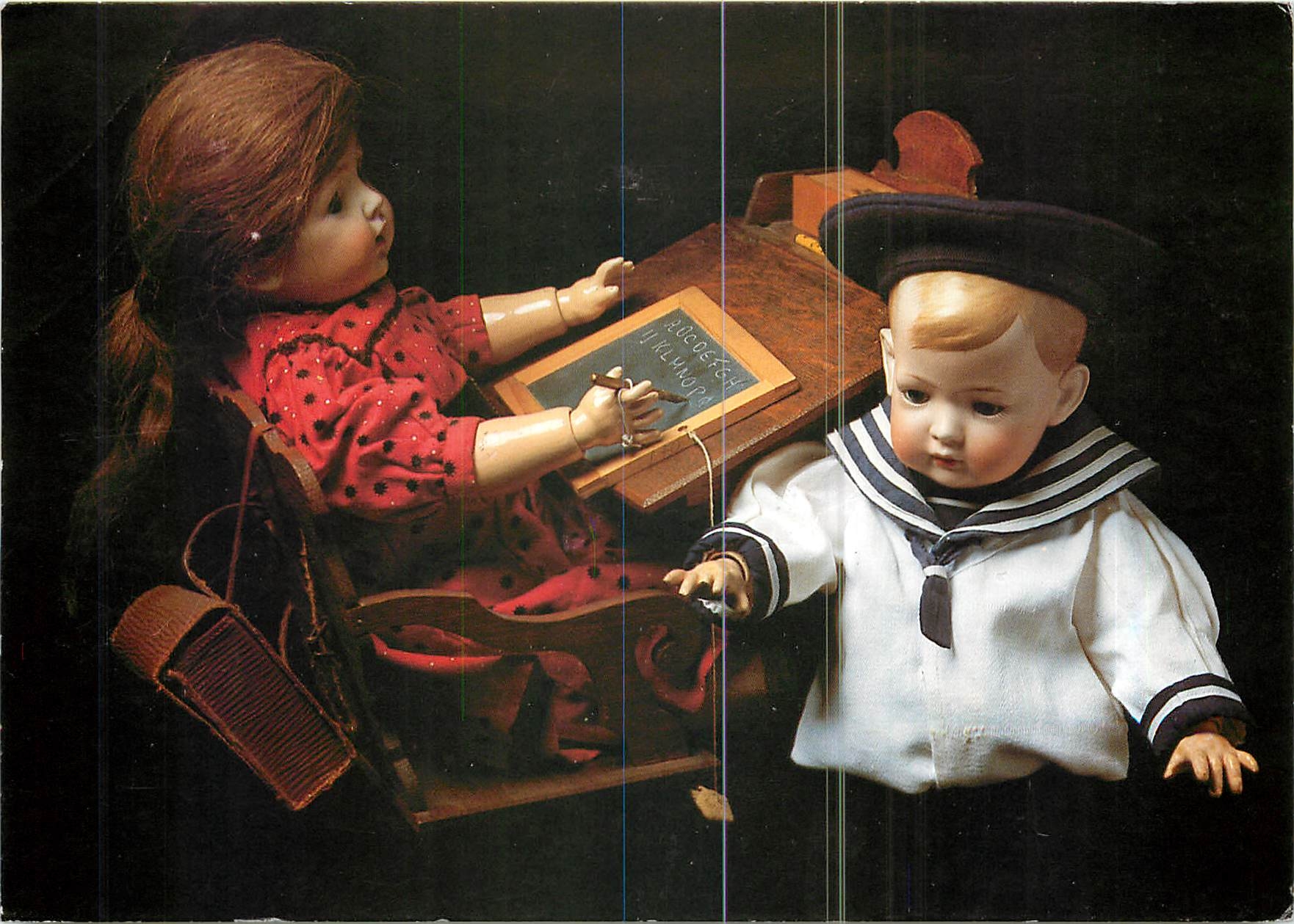 CPM Sammlung Franz Carl Weber Puppen mit Porzellankopfen Deutschland 1910 