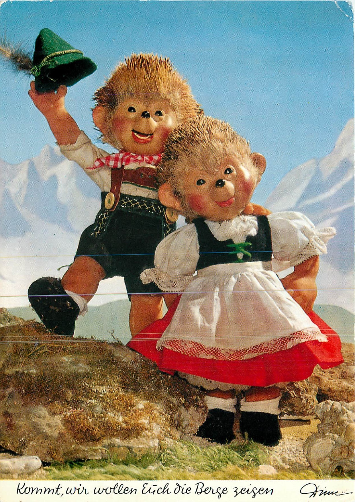 CPM Kommt wir wollen Erich die Berge zeisen Herissons