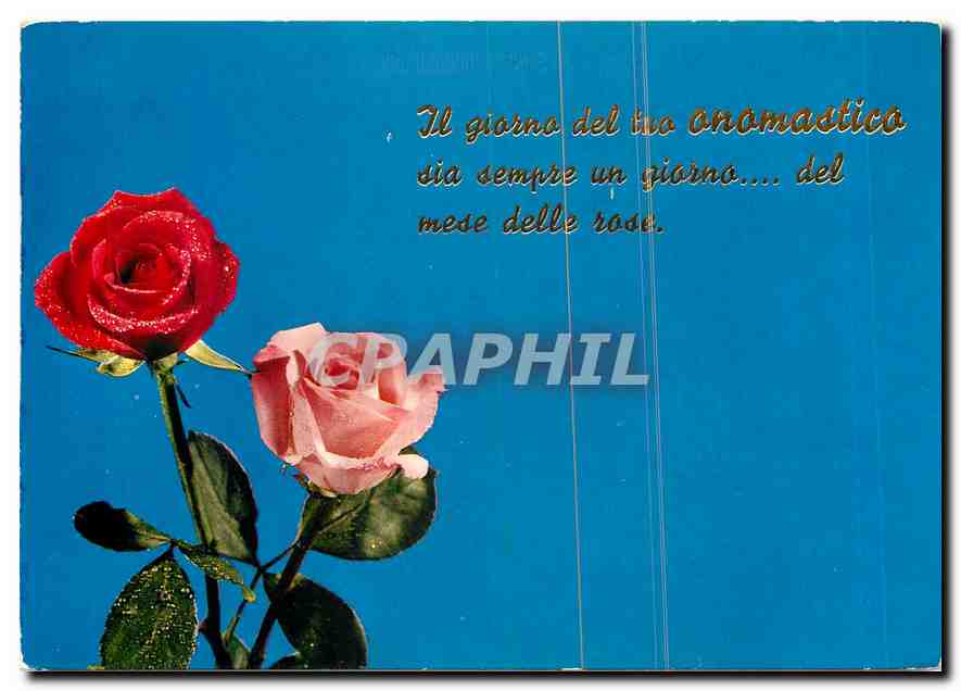 CPM Il giorno del tuo onomastico sia sempre un giorno del mese delle rose 