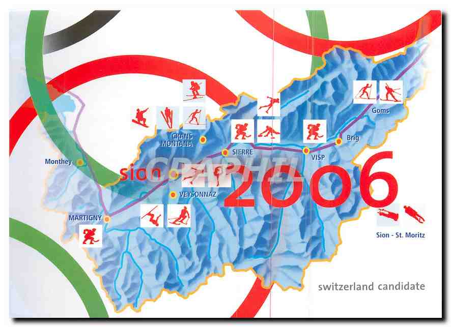 CPM La Poste Suisse a Nagano XVIIIes Jeux Olympiques d'hiver 