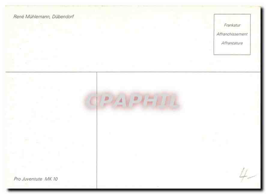 CPM Rene Muhlemann Duberndorf  — Verso