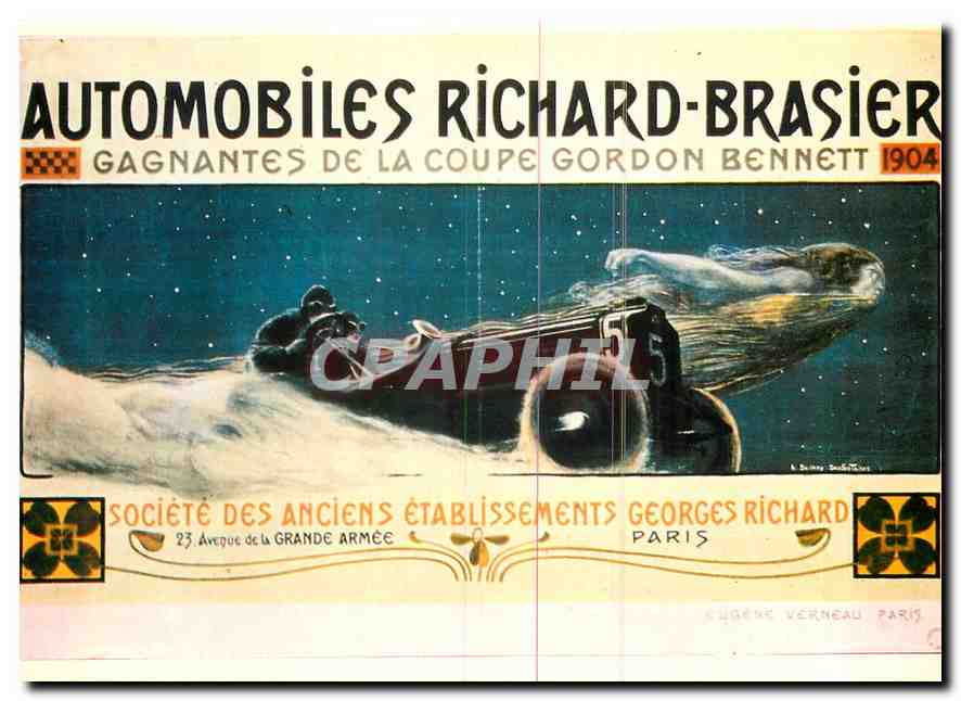 CPM Automobiles Richard Brasier Gagnantes de la Coupe Gordon Bennett 