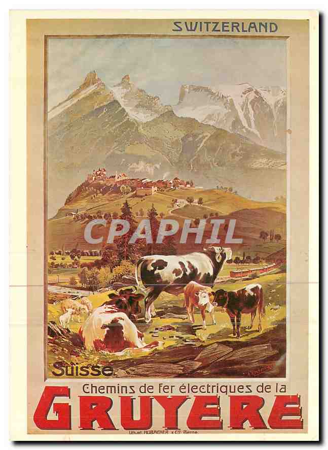 CPM Suisse Chemins de fer electriques de la Gruyere Anton Reckziegel 