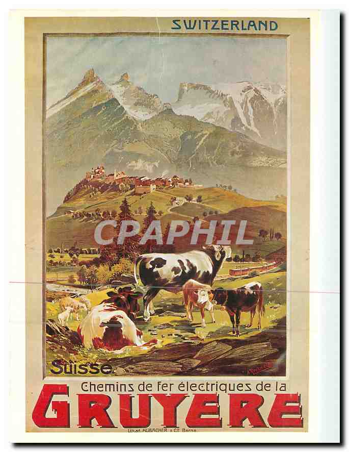 CPM Suisse Chemins de fer electriques de la Gruyere Anton Reckziegel 