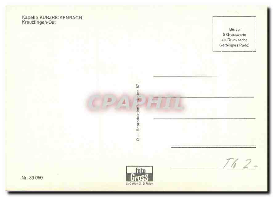 CPM Kreuzlingen Ost  — Rückseite
