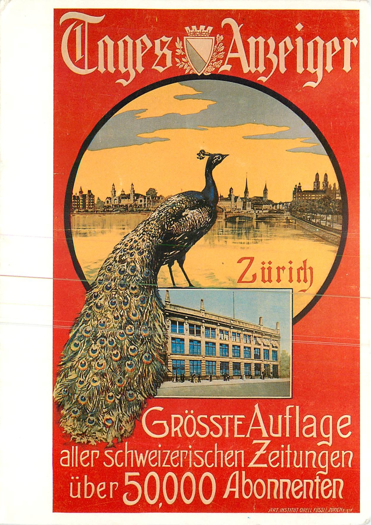 CPM Zurich Grosste Auflage aller schweizerischen Zeitungen 