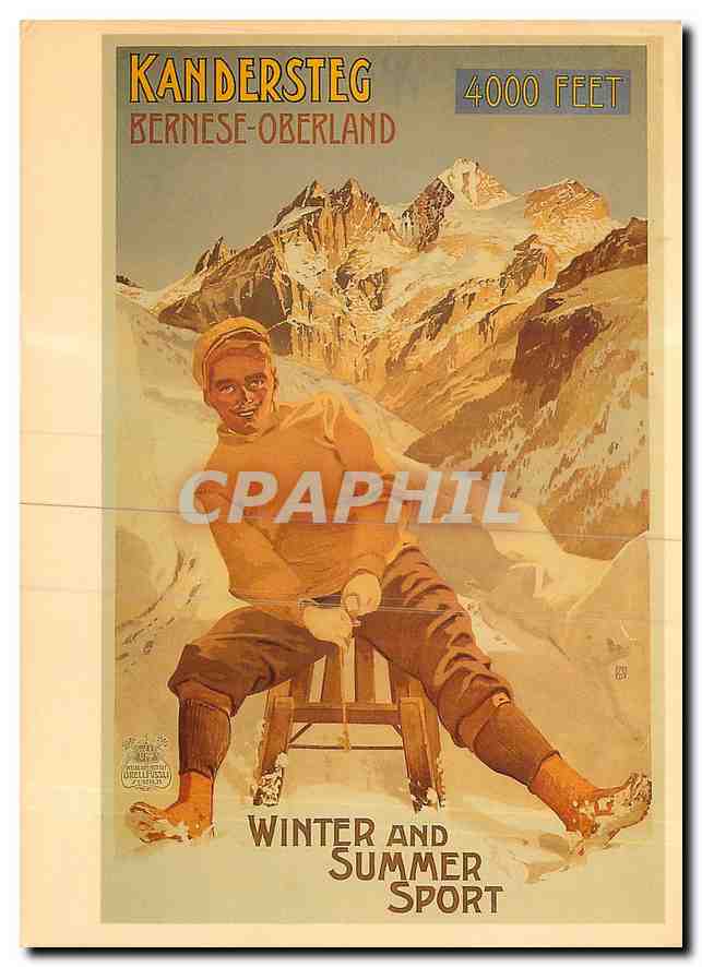 CPM Kandersteg Bernese Oberland Signatur AH 