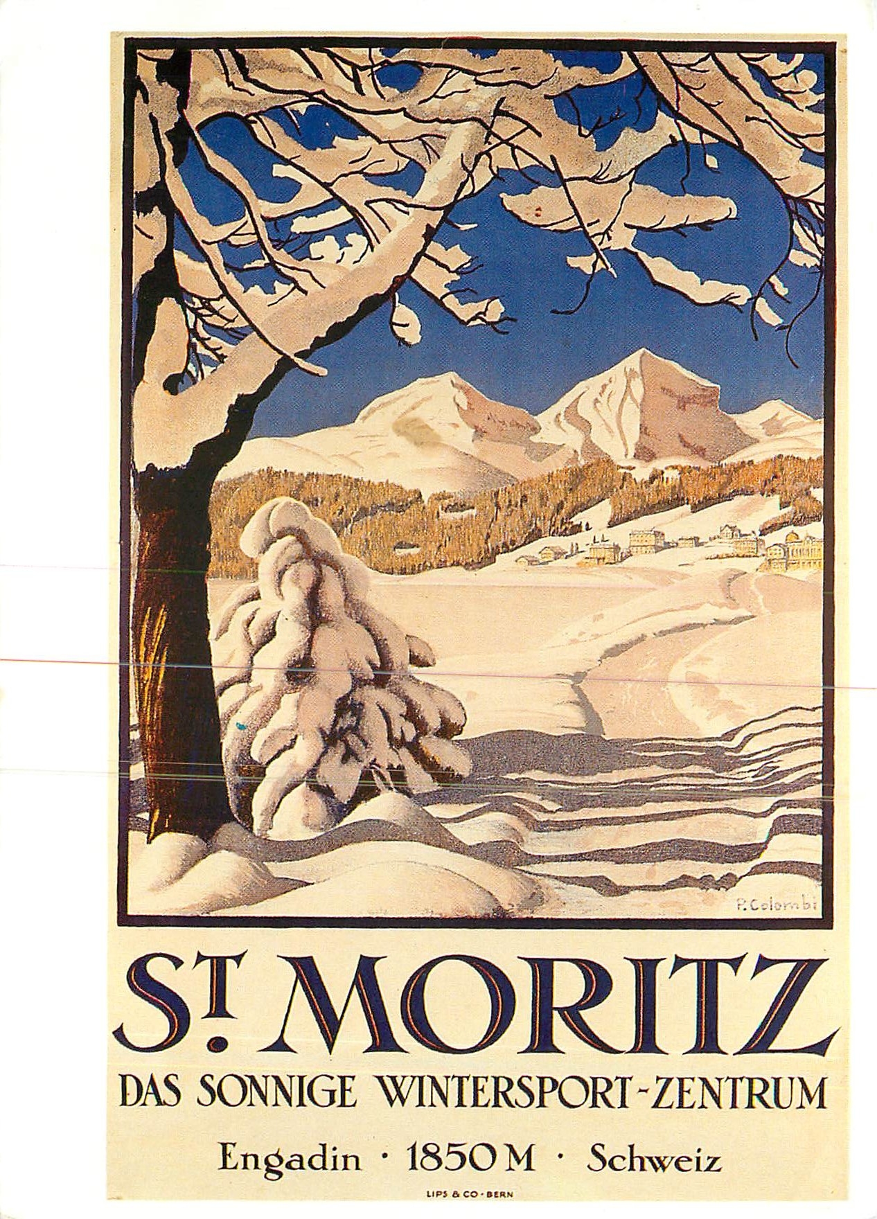 CPM St Mortiz Das Sonnige Wintersport Zentrum 