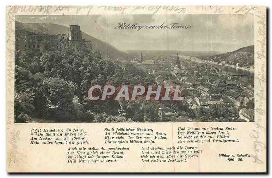 CPA Heidelberg von der Terrasse 