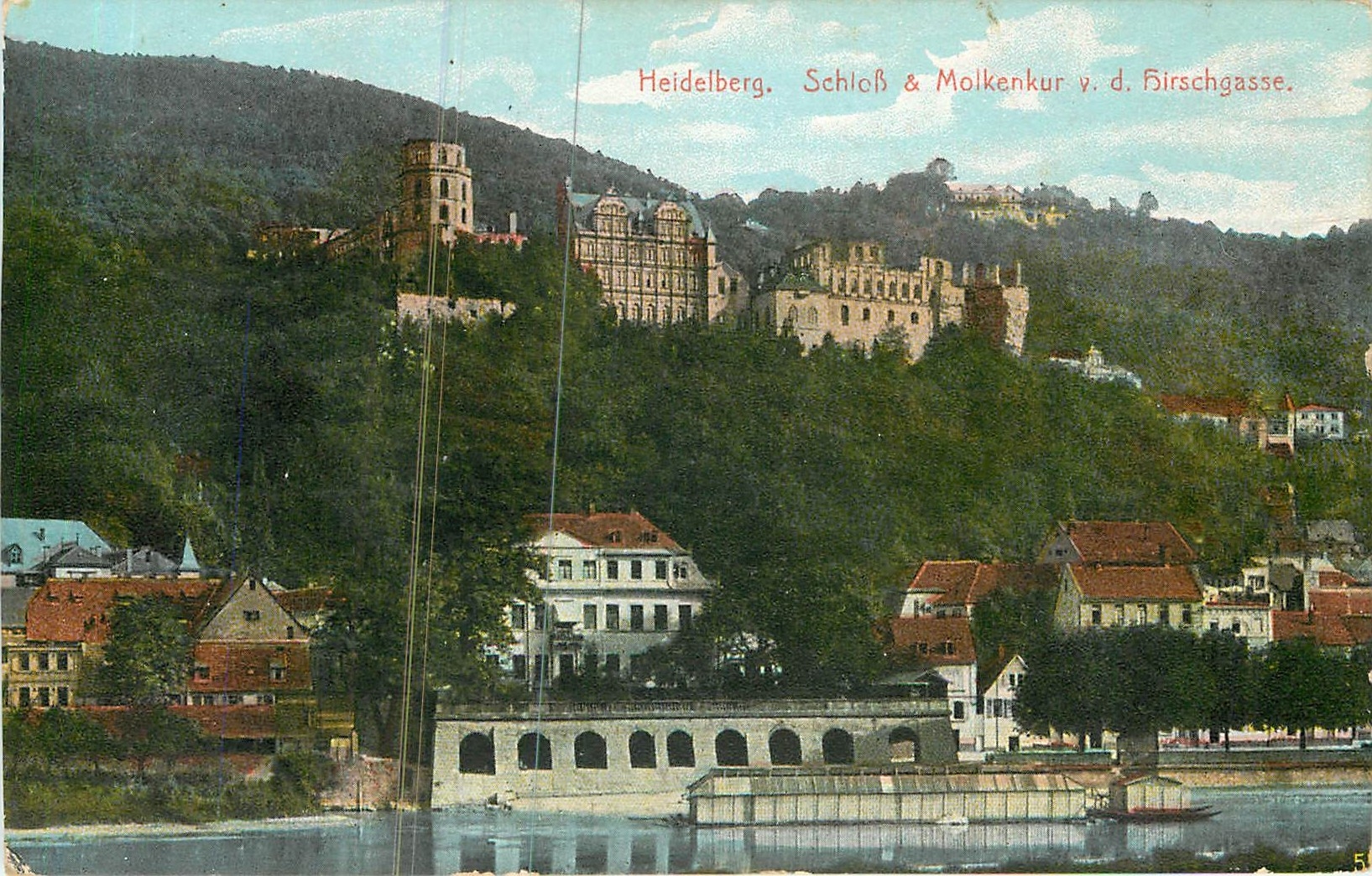 CPA Heidelberg Schloss Molkenkur Hirschgasse 