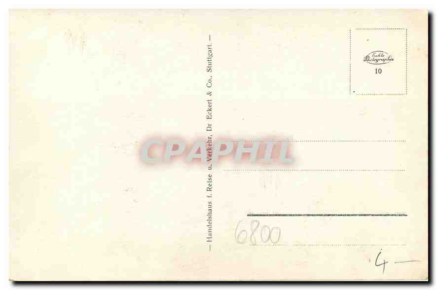 CPA Mannheim Gesentauscht  — Rückseite