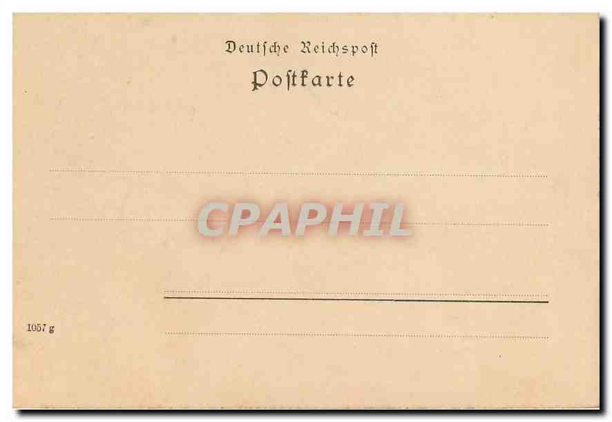 CPA Heidelberg Otto Heinrichsbau  — Rückseite