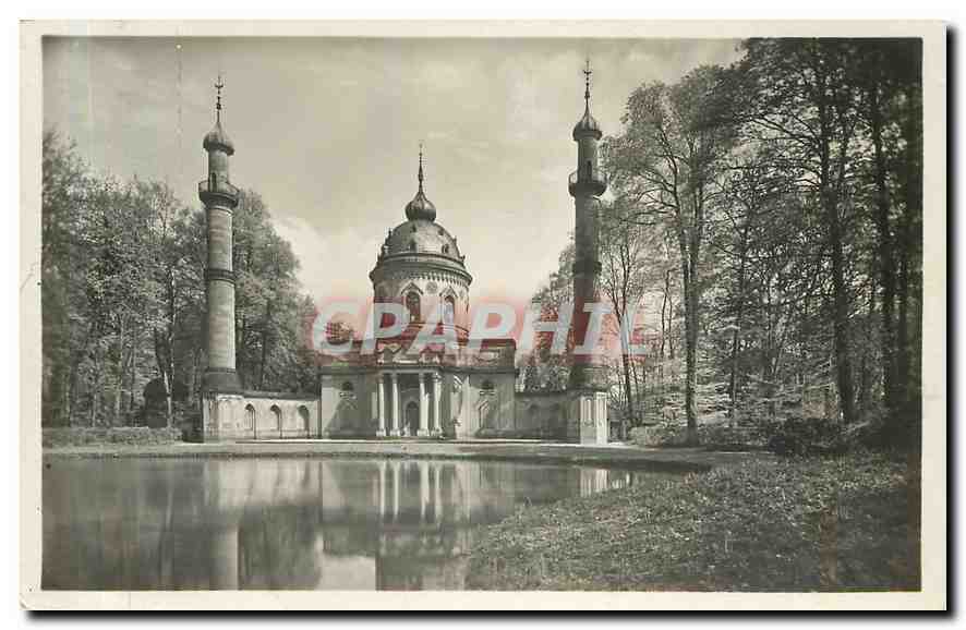 CPA Schwetzingen Schlossgarten Moschee Westseite 