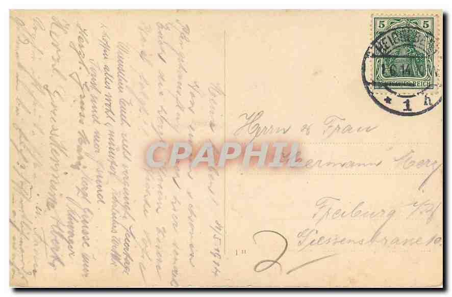CPA Gruss aus Heidelberg Partie am Neckar  — Rückseite