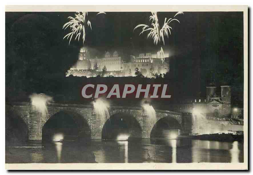 CPA Heidelberg Schlossbeleuchtung 