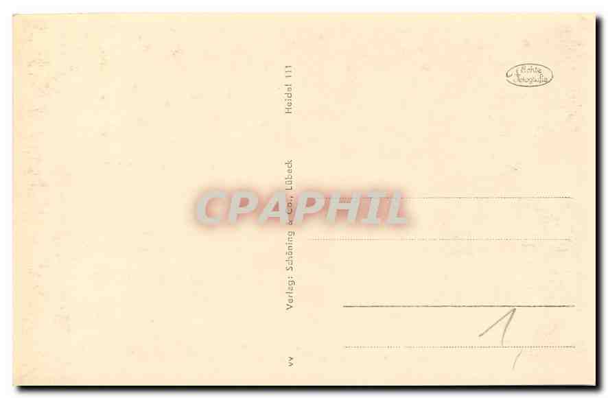 CPA Das grosse Heidelberger Fass Heildelberg — Rückseite