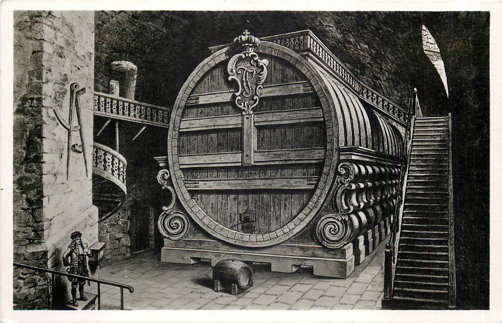 CPA Das grosse Heidelberger Fass Heildelberg
