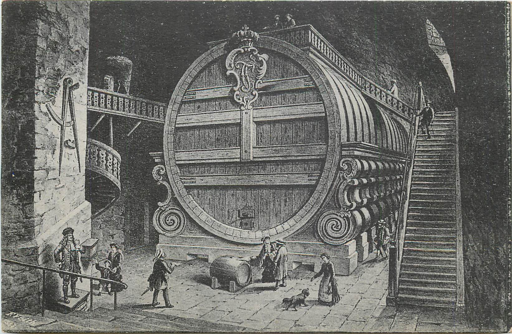 CPA Das grosse Heidelberger Fass Heildelberg