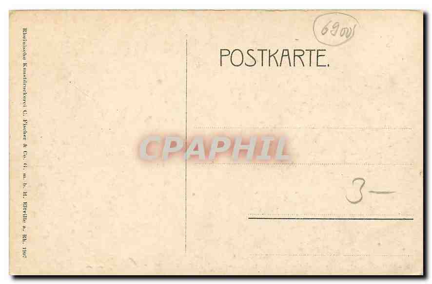 CPA Das grosse Heidelberger Fass  — Rückseite