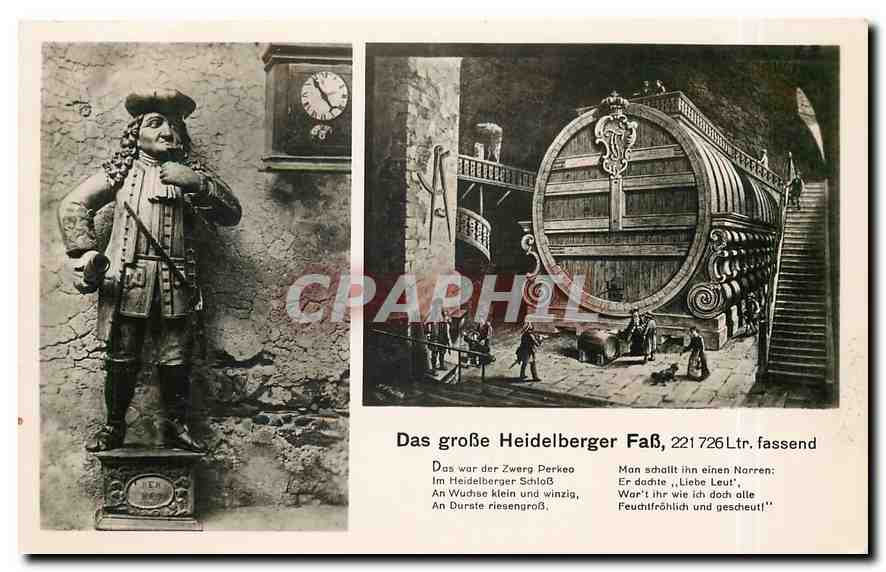 CPA Das grosse Heidelberger Fass 