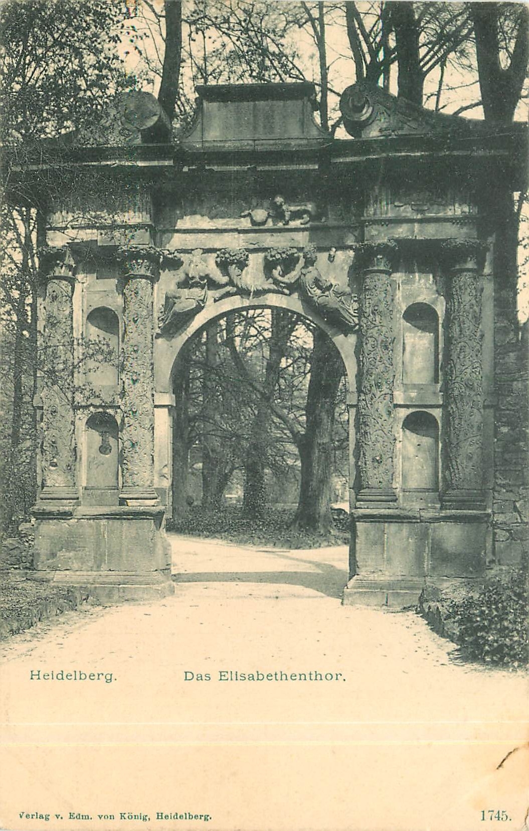 CPA Heidelberg Das Elisabethenthor 
