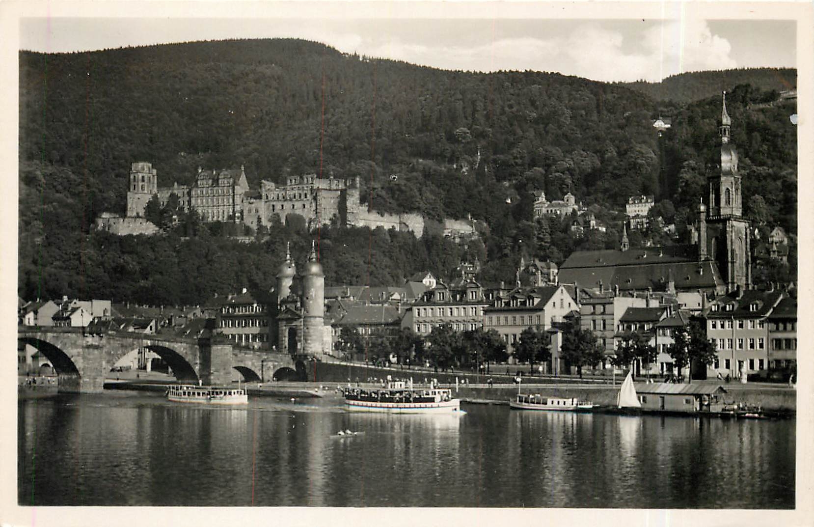 CPA Heidelberg Partie am Neckar 
