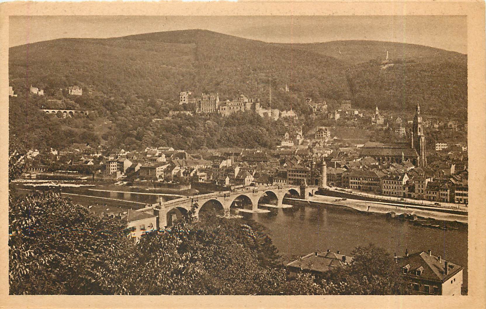 CPA Heidelberg vom Philosophenweg gesehen 