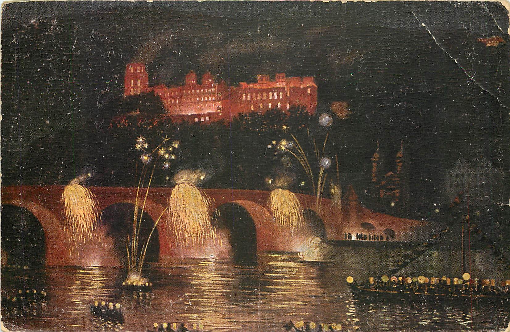 CPA Heidelberg Schlossbeleuchtung 