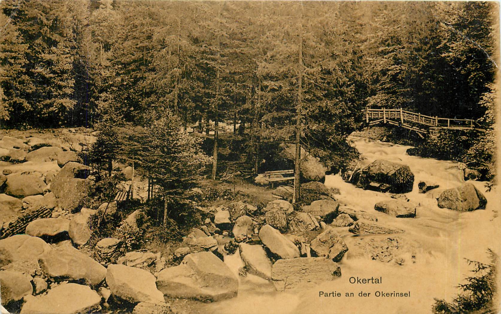 CPA Okertal Partie an der Okerinsel 
