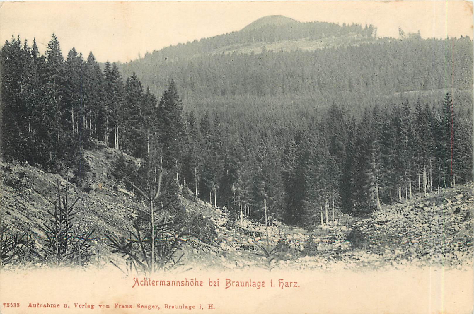 CPA Achtermannshone bei Braunlage Harz 