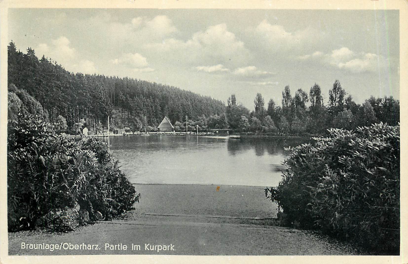 CPA Braunlage Oberharz Partie im Kurpark 