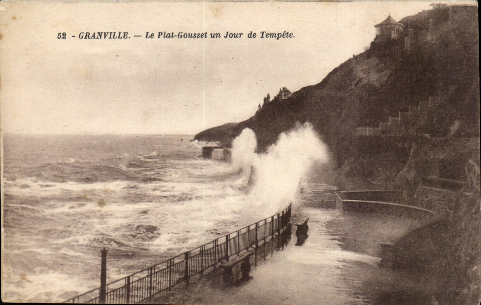 Granville CPA Le plat Gousset un jour de tempete